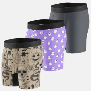 Venture Boxer Brief - Multi-Packs - Spooky/Cute Ghosts/Slate Grey