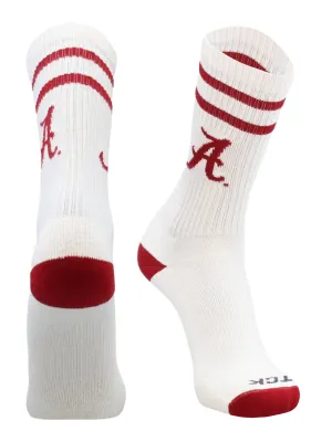 Vintage Alabama Crimson Tide Socks NCAA Socks For Men and Womens Soft Cotton Sock