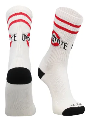 Vintage Ohio State Buckeyes Socks NCAA Socks For Men and Womens Soft Cotton Sock