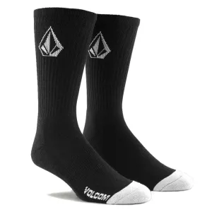 VOLCOM FULL STONE SOCKS 3PACK - BLACK