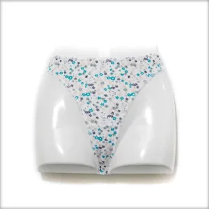 White Printed Panty