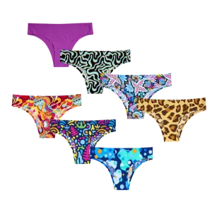Winter Wonders Bundle - Ladies Seamless Brazilian Briefs 7 Pack Bundle