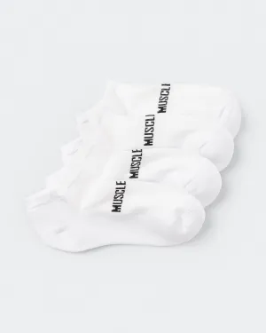 Womens Ankle Socks (x2 Pack) - White