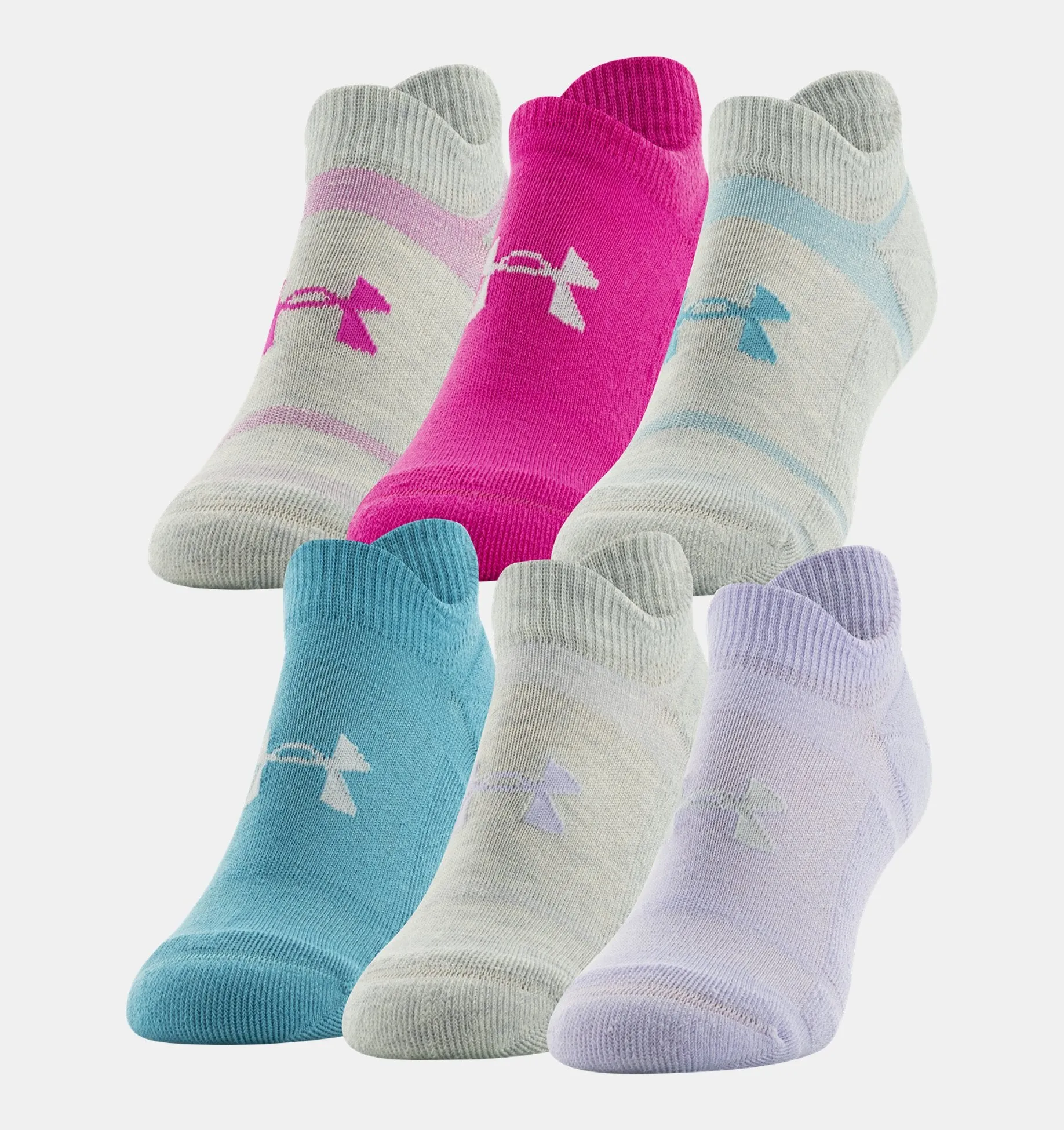 Women's Cushioned 6-Pack No Show Socks