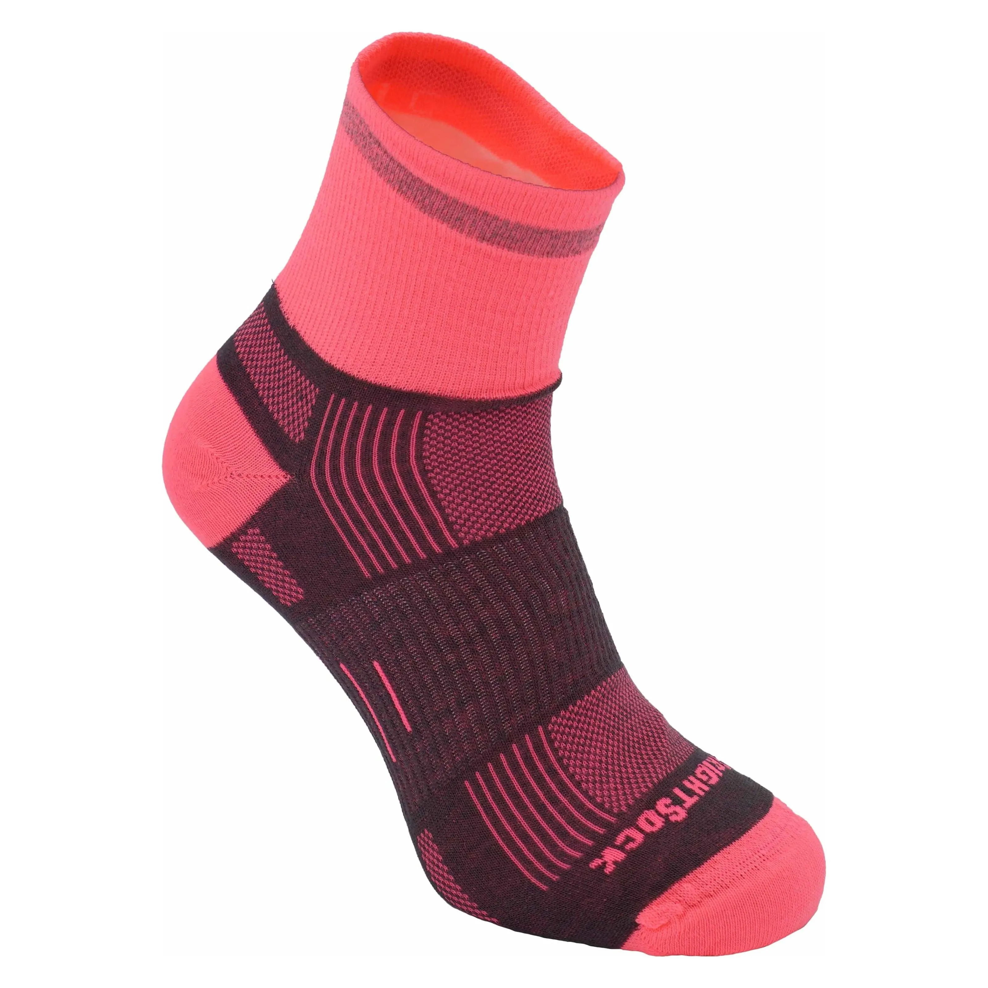 Wrightsock Run Reflective Mini Crew Anti-Blister Socks