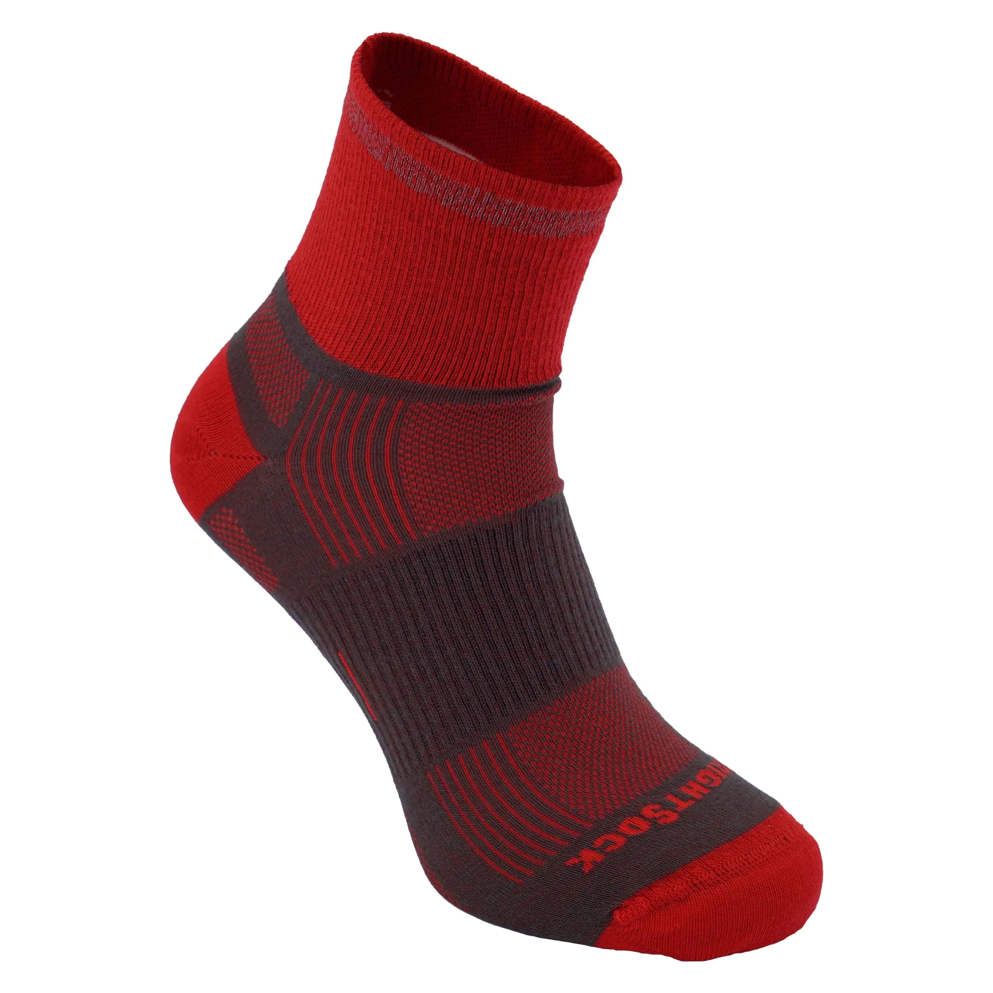 Wrightsock Run Reflective Mini Crew Anti-Blister Socks