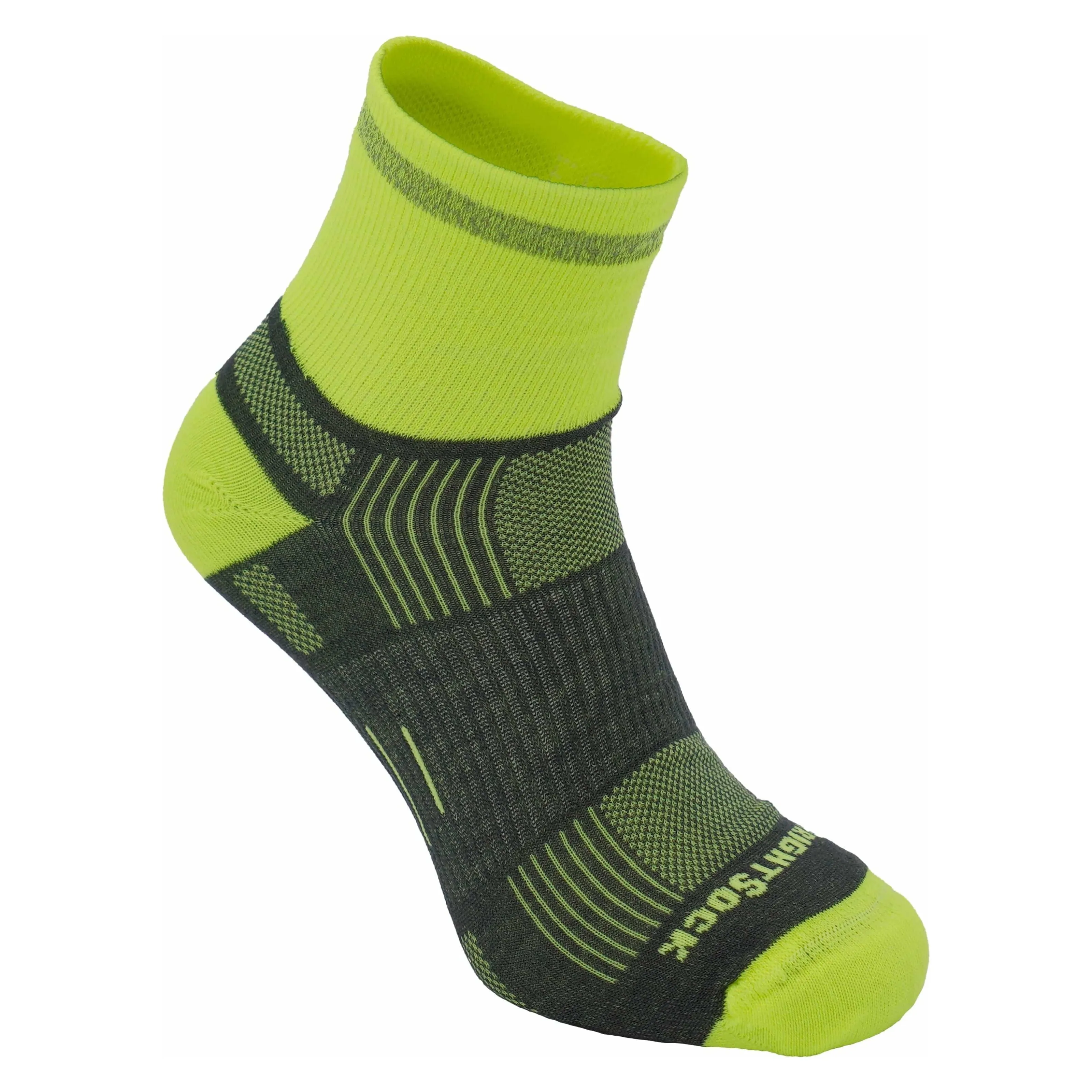 Wrightsock Run Reflective Mini Crew Anti-Blister Socks