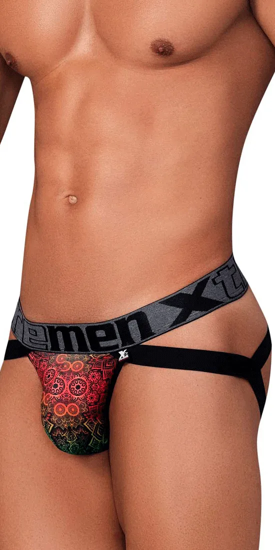 Xtremen 91148 Printed Microfiber Jockstrap Mandala