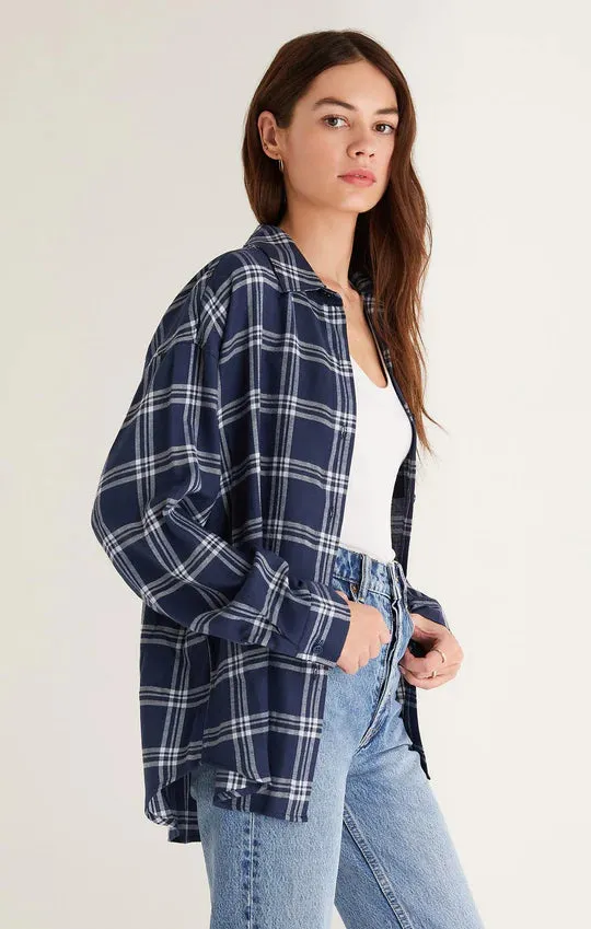 Z Supply Clio Plaid Button Up
