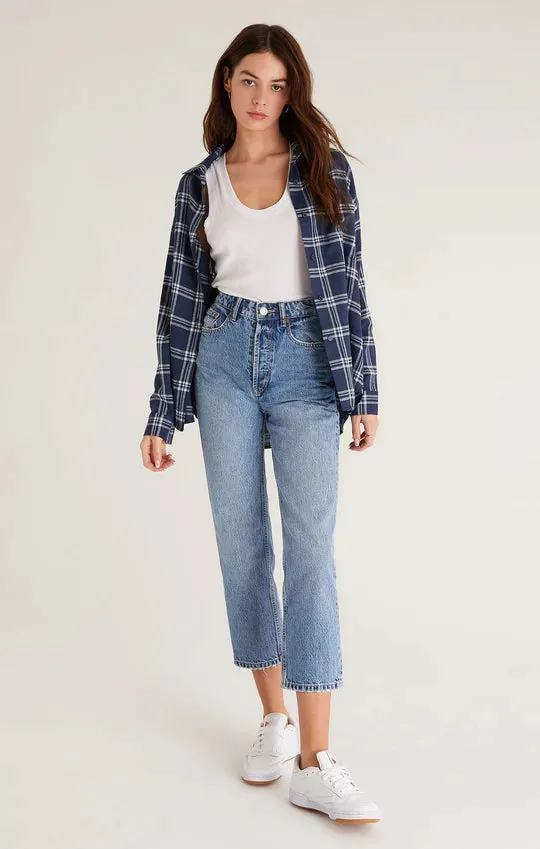 Z Supply Clio Plaid Button Up