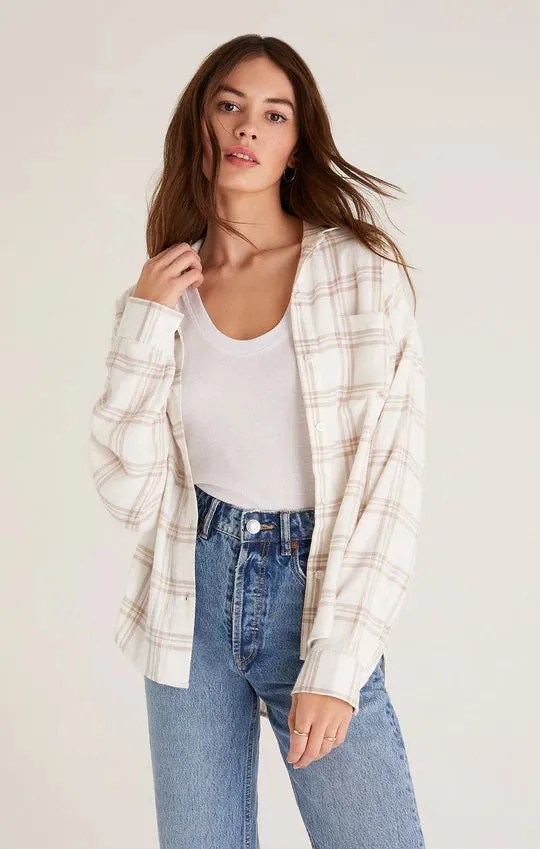 Z Supply Clio Plaid Button Up